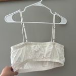 Cotton On White Linen Crop Top Photo 1