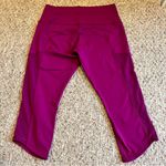 Lululemon Women's  Size 12 Plum Hot To Street Crop Legging workout yoga dance Photo 1