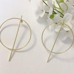Trendy spring summer hoop earrings lot Photo 1
