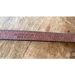 Banana Republic Metallic Leather Skinny Belt Knot Style Pewter Silver Photo 4