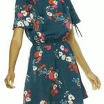 Popsugar Floral Waist Tie Short Sleeve Dress Photo 1