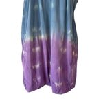 YAYA AFALO Silk Tie Dye Racerback Tank Dress Blue Size undefined Photo 2