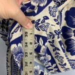 Farm Rio  size small Blue pineapple garden romper white shorts tie tropical vaca Photo 11