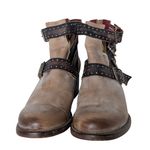 FREEBIRD by Steven  Belgium taupe leather Western Ankle boots booties 11 Photo 5