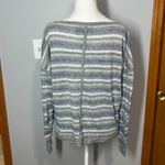 Rag and Bone  Striped Knit Linen Sweater Lightweight Pullover Casual Top‎ Size M Photo 3