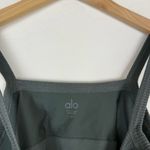 Alo Yoga  Ribbed Crop Whisper Bra Tank - Dark Cactus Photo 5