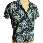 Hang Ten Linen Tropical leaves button down shirt Photo 0