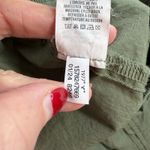 Aerie  L Large High Waisted Go For It Baggy Pull On Cargo Pants Green Boho Grunge Photo 9