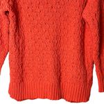 Seven7  Hibiscus Coral Textured Chenille Sweater NWT‎ Small #7M7800B Photo 2