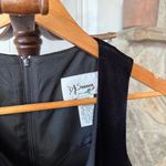 Vintage 90s Black Velvet Sleeveless Jumpsuit Size 6 Photo 2