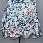 Olivaceous  Floral Flowy Tank Top Medium NWOT Keyhole Pink Blue Green Photo 2