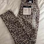 Nine West  Women's Brown Leopard Print Ankle Jeans Photo 0