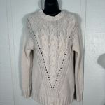 Reiss  Women's Chloe Knitted Cream Wool-Blend Sweater Size Small NWT Photo 3