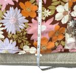 Spoiled Floral Mini Skirt in Pink, Orange, and Brown Pink Size M Photo 1