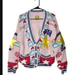NO! JEANS American Beauty Cardigan in Pink size 3 (L) Size L Photo 5