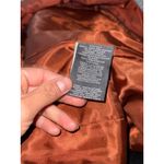 Vince Camuto  Diamond Quilted Full Zip Jacket Rust Orange Size Large Photo 3