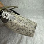 Coach y2k Silver Gray Signature Canvas Mini Purse / Wristlet Photo 5