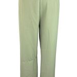 SheIn Green High Rise Pleated Wide Leg Business Career Trouser Pants Size 8/10 Photo 2