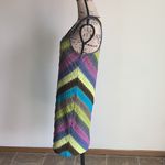 Muse pastel multicolored sleeveless dress Green Size M Photo 3