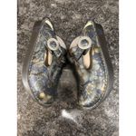 Alegria Navy Floral Leather Slip-Ons Mules Size Women’s EU 38 US 7.5 Support Photo 3