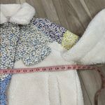 Free People BlankNYC women’s flower patch Sherpa fleece lined jacket size small Photo 7
