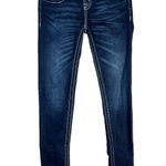 Miss Me Womens Size 26 Blue Jeans Mid Rise Skinny Contrast Stitching Casual Photo 0