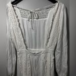 Majorelle Ivory Prairie Maxi Dress Lined Open Back Maxi Dress Small Boho Photo 4