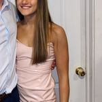 superdown Light Pink Vinyl Dress Photo 2