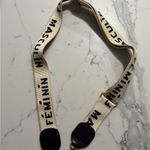 Clare V Adjustable Masculin Feminine Strap | Black & White Crossbody Strap Photo 2