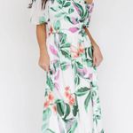 Baltic Born White And Green Dress Photo 0