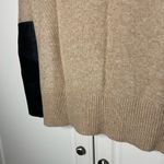 J.Crew Wool Cashmere Leather Elbow Sweater Photo 8