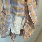 Mable Boutique Gingham Midi Dress Yellow Size M Photo 7