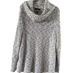 Lane Bryant Women's Plus 18/20 Heather Grey Pink Cowl Neck Sweater Photo 1