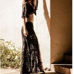 The Clothing Company ‎Lace Halter Top/Slit Leg Pants Set Photo 8
