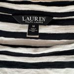 Ralph Lauren  black label Monochrome Striped Tee size medium Photo 2
