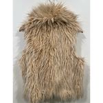 INC  Shaggy Boho Hippie Fur Vest Large Photo 2