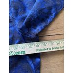 Susan Graver   Women Jacket 1X Blue Black Floral Evening Oriental Classic Buttons Photo 4