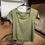 Francesca's Cute Green Square Cut Top Photo 0