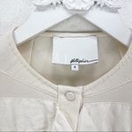 3.1 Phillip Lim  Ruffle Front Ivory Blouse Long Sleeve Silk Size 0 Photo 4