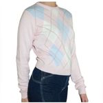 Brandy Melville  Pink and Blue Sweater Size Small Photo 1