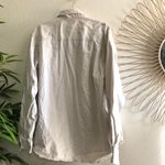 Levi's LEVI white beige denim jacket button shirt top shacket 100% COTTON Photo 1