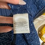 Anthropologie  Post Mark‎ Blue M Sleeveless Fringed Trim Textured Top Boho Indie Photo 9