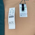 J.Crew New  Teal Ribbed Cross Front Cheeky Bikini Swim Bathing Suit Bottom 2X Photo 6