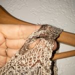 Piko 1988 Sheer Lace Mesh Raw Hemline Tank Top Size Medium Photo 4
