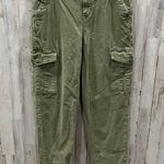 American Eagle  Green Cargo Stretch Straight Utilitarian Pants Womens 2 Photo 0
