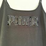 Puma NWT X Charlotte Olympia Classics Fringe Spaghetti Strap Dress Black Medium Photo 9