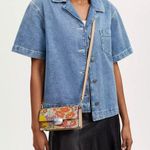 Coach NWT Eliza Small Flap Crossbody With Floral Print Photo 10