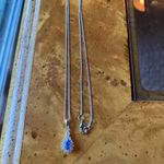 Natural Tanzanite Sterling Silver Necklace Photo 3