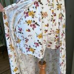 High Low Maxi High Slit Romper Dress Size S White Photo 4