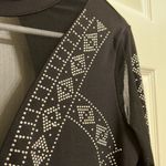 Yoins Mesh Rhinestone Diamond Bodysuit Photo 2
